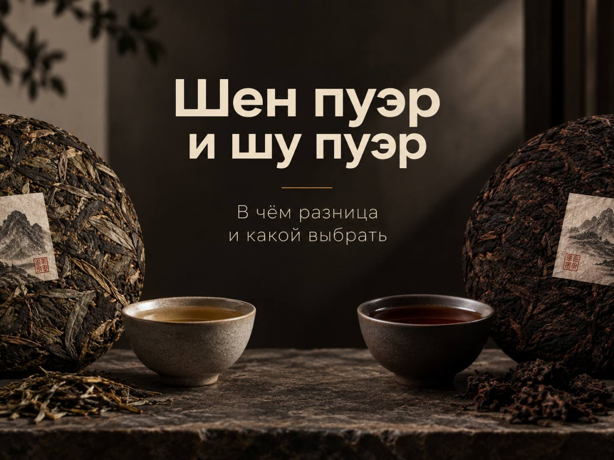 Шен пуэр и шу пуэр: в чём разница и какой выбрать