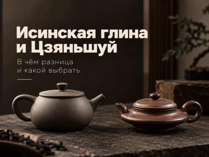 Исинская глина или Цзяньшуй: какой чайник выбрать