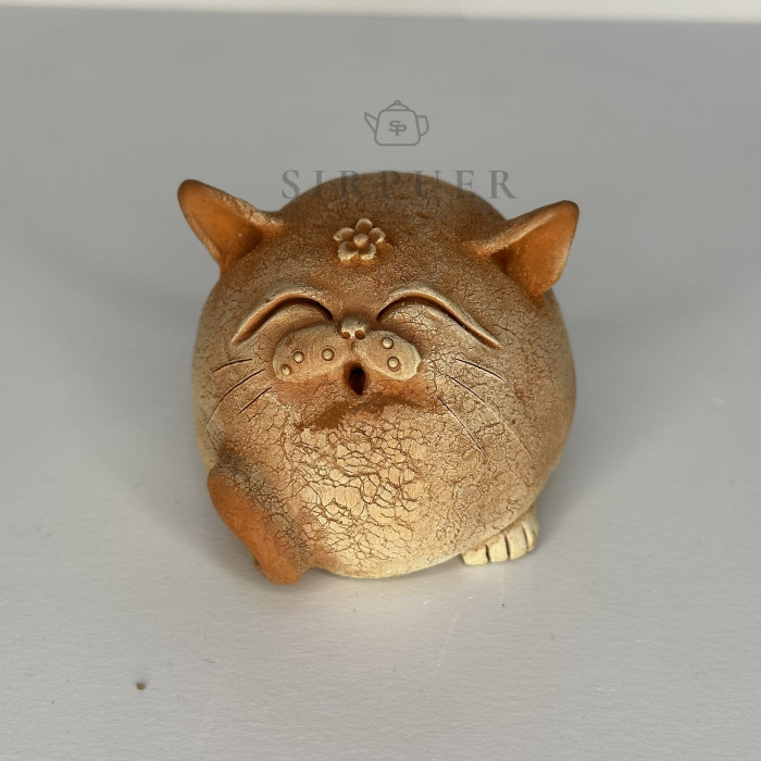 Чайная игрушка Мастер Безумный Чен спяший кот 5,5см